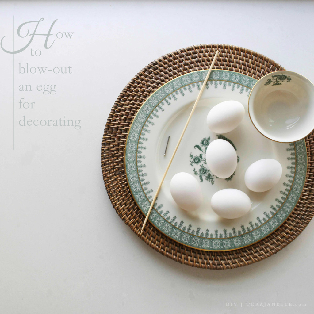 How to Blow out an egg for decorating - Editorial Photo