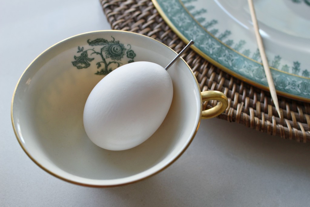 How to blow out an egg for decorating - TeraJanelle.com DIY & Interior Design Lynchburg VA