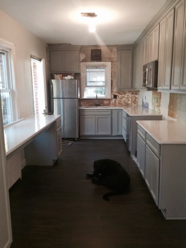 Kitchen Renovation - Affordable Marble Like Quartz Counters