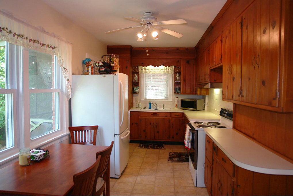 Classic Traditional Gray Gold and Marble Kitchen Renovation - Diamond Cabinets - DIY Before and After Photos