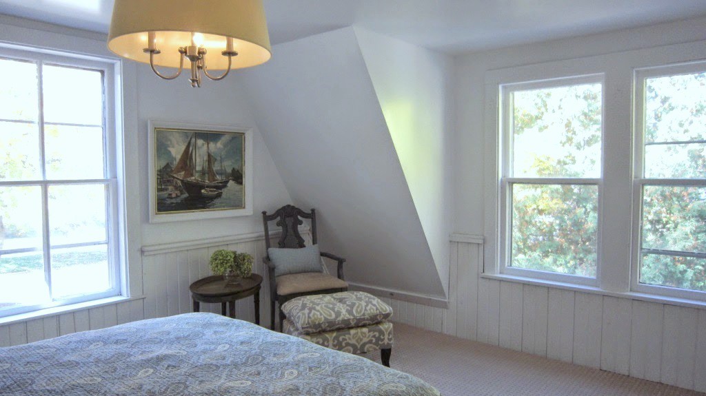 An old attic turned master bedroom retreat - Tera Janelle Design