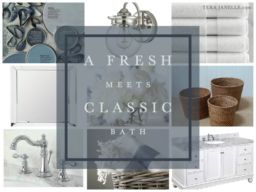 Fresh Meets Classic - A Cottage Bath Renovation | Gray, Marble & White