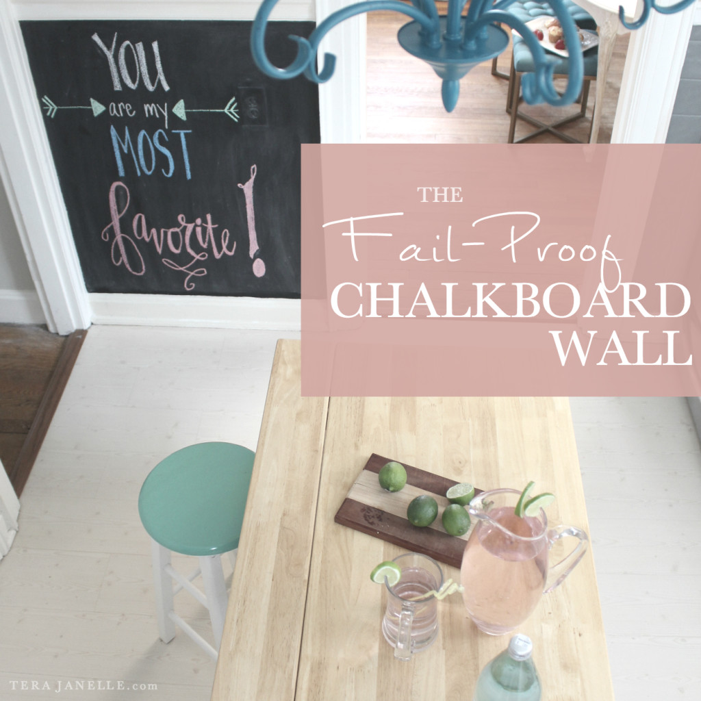 THE FAIL-PROOF CHALKBOARD WALL