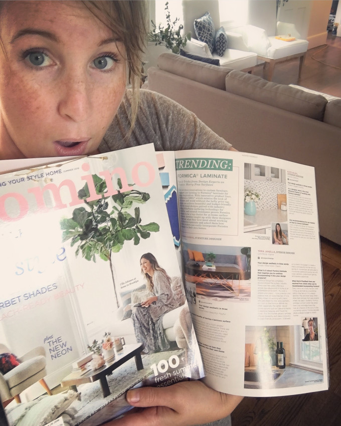 When your kitchen renovation makes Domino magazine!